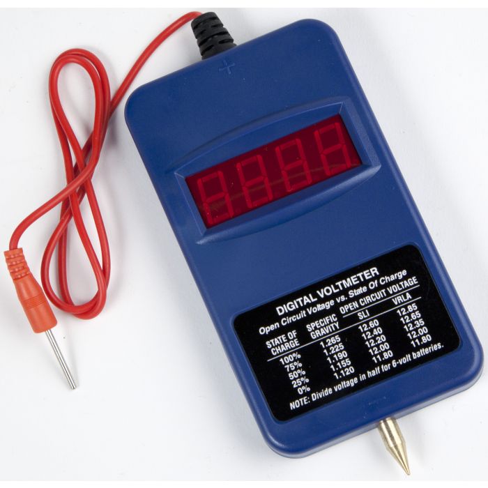 Digital Battery Voltmeter
