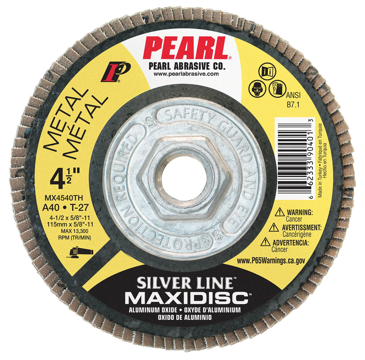 Silver Line™ Aluminum Oxide Maxidisc™ Flap Disc