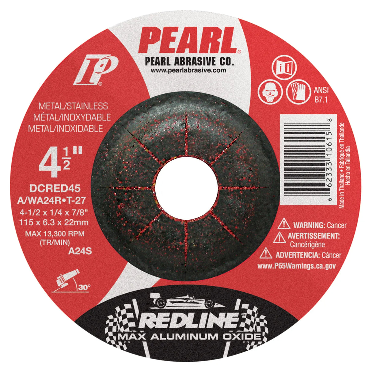 Redline™ Max A.O.™ Depressed Center Grinding Wheel