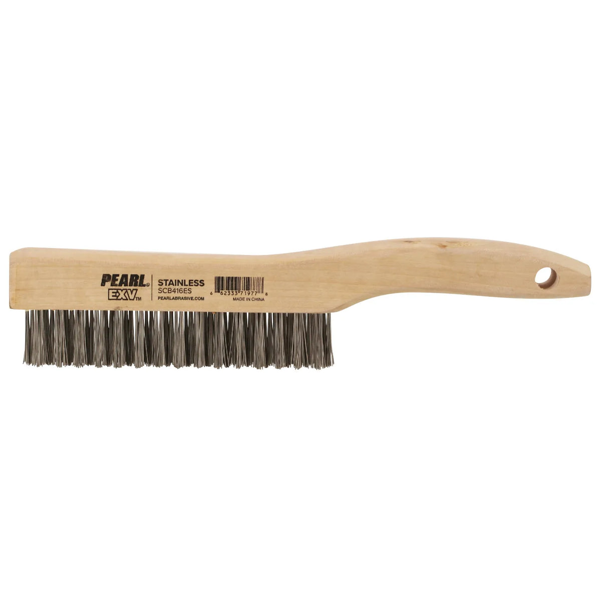 EXV™ Shoe Handle Wire SB Scratch Brush 4 x 16 Stainless Steel