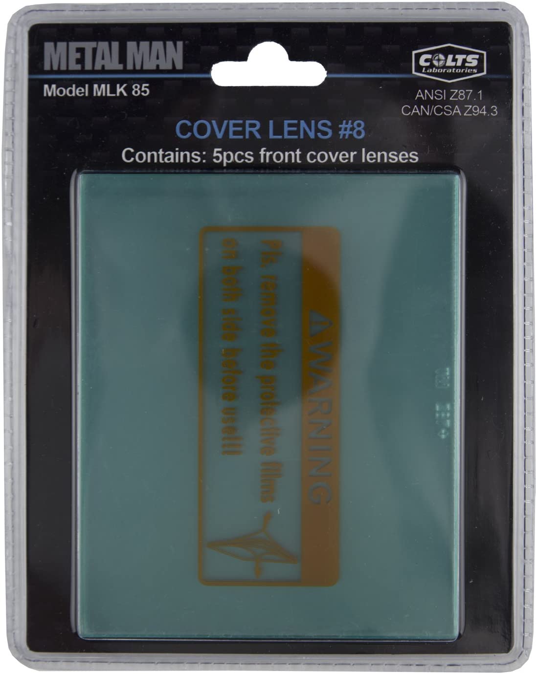 Metal Man MLK85 – Front Protective Cover Lens/ 5 pack