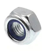 Metric Nylon Insert Locknut Zinc (Thin)